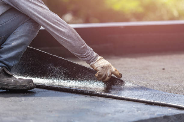Professional Emergency Waterproofing technician working in Bordentown, NJ